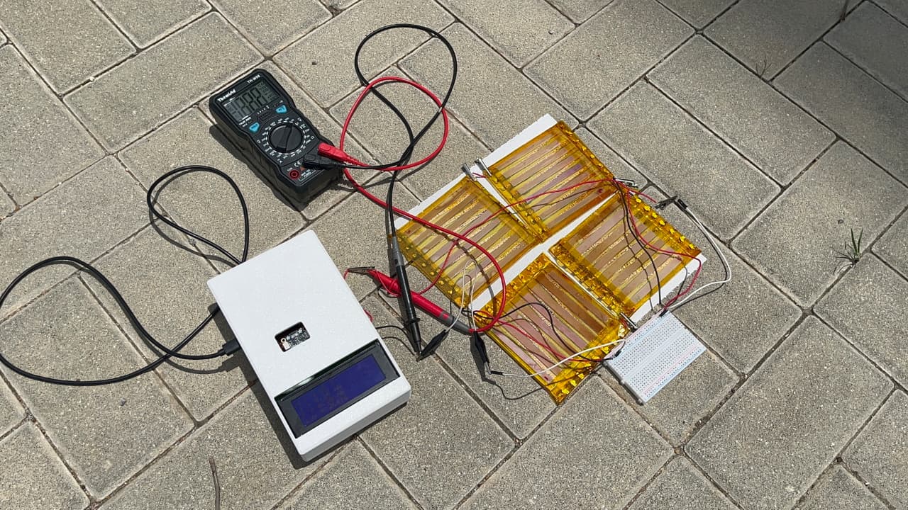 Pavakah Energy has created prototypes of thin-film solar panels using novel materials, whose efficiency  is tested under lab and field conditions. They aim to develop a pilot product in the near future. Image: Pavakah Energy